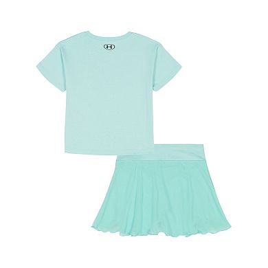 Baby & Toddler Under Armour Stretch Mesh Skort & T-Shirt Set