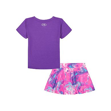 Girls 4-6x Under Armour 2-Piece Skirt & T-Shirt Set