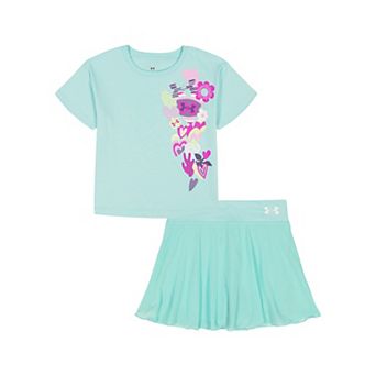 Girls 4-6 Under Armour 2 pc Skort & Graphic Tee Set