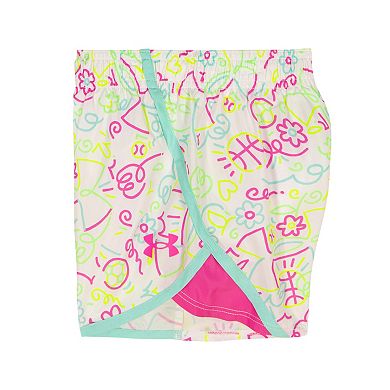 Girls 4-7 Under Armour Printed Shirt and Short Set