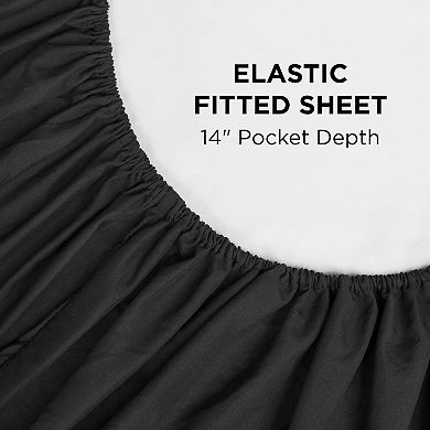 Juicy Couture Alexis Solid Bed in a Bag Comforter Set with Sheets