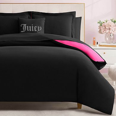 Juicy Couture Alexis Solid Bed in a Bag Comforter Set with Sheets