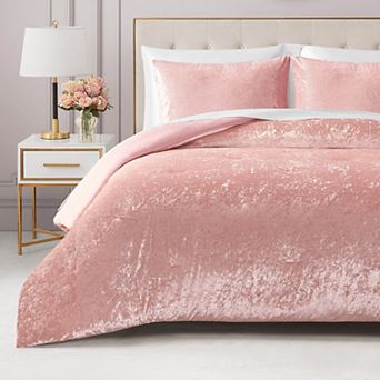 Juicy Couture Crushed Velvet Comforter Set with Shams