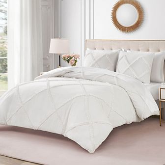 Juicy Couture Diamond Ruffle Comforter Set with Shams