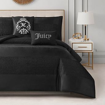 Juicy Couture Glam Night Comforter Set with Decorative Pillows