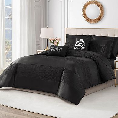 Juicy Couture Glam Night Comforter Set with Decorative Pillows