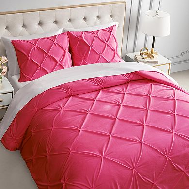 Juicy Couture Kiss Pleat Comforter Set with Shams