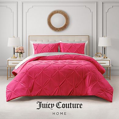 Juicy Couture Kiss Pleat Comforter Set with Shams