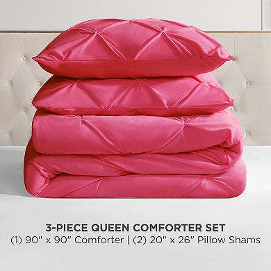 Juicy Couture Kiss Pleat Comforter Set with Shams