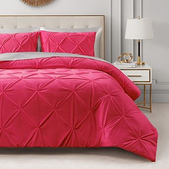 Juicy Couture Kiss Pleat Comforter Set with Shams