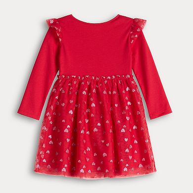 Girls 4-12 Jumping Beans® Ruffle Sleeve Tutu Dress