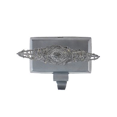 St. Nicholas Square® Silver Finish LED Star Stocking Holder