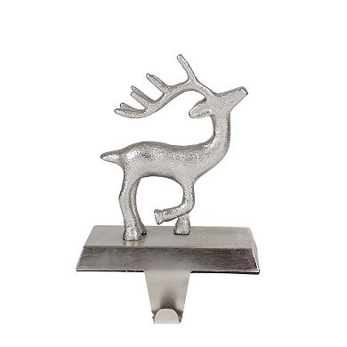 St. Nicholas Square® 2-pc. Silver Finish Metal Deer Stocking Holder Set