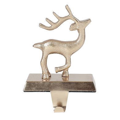 St. Nicholas Square® 2-pc. Gold Finish Metal Deer Stocking Holder Set