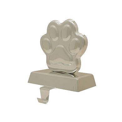 St. Nicholas Square Metal Paw Print Stocking Holder