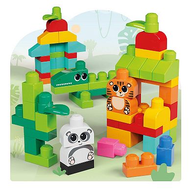 Mega Bloks 250-pc. Fisher-Price Animal Blocks Building Toy with Storage