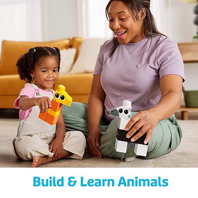 Mega Bloks 250-pc. Fisher-Price Animal Blocks Building Toy with Storage