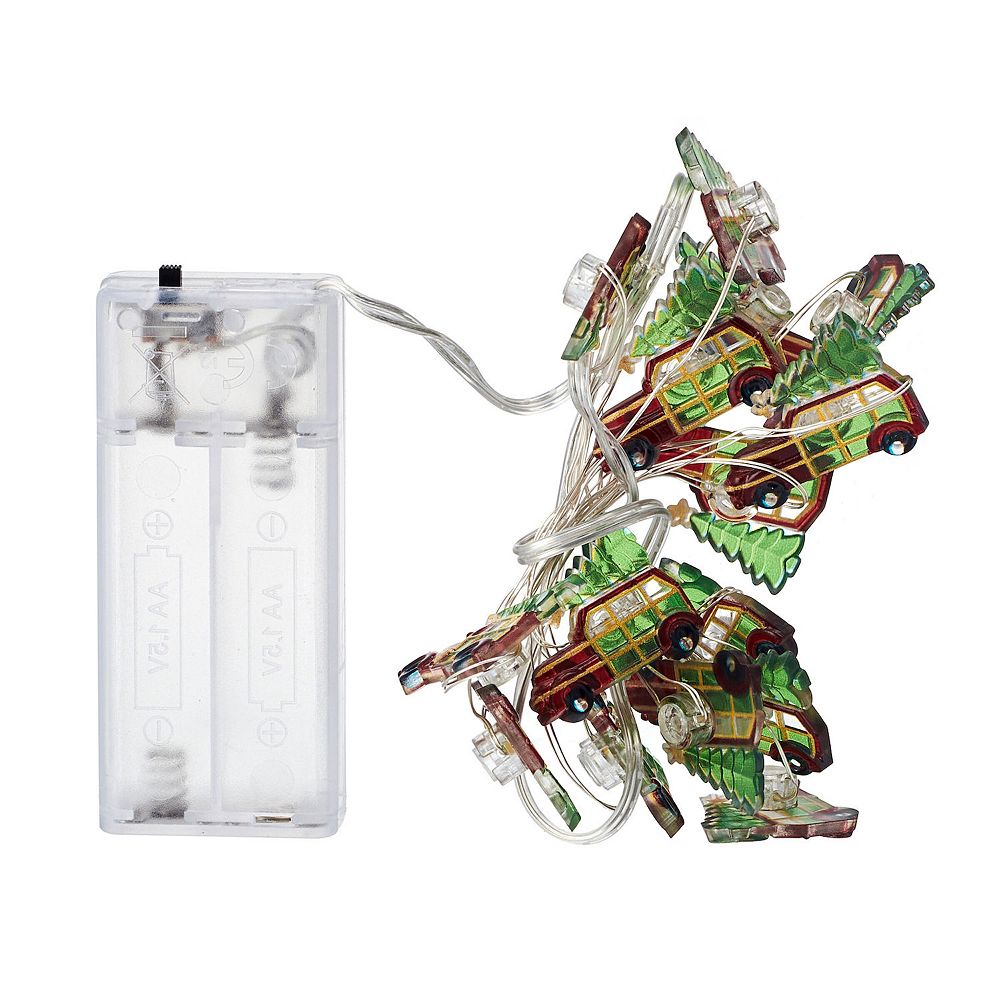 Fitz & Floyd 5-ft. 15-LED Light Christmas Truck String Light Garland