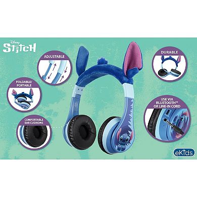 eKids Stitch Bluetooth Wireless Headphones