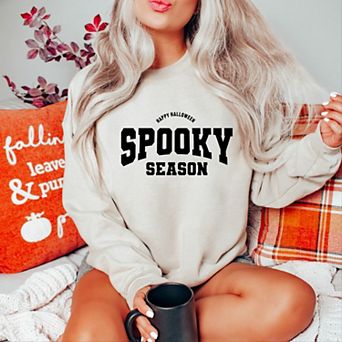 Simply Sage Market Varsity Spooky Season Sweatshirt