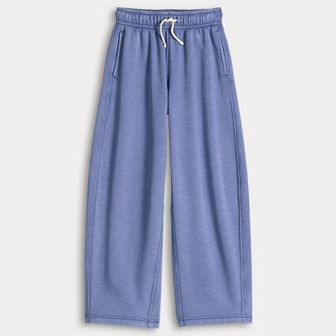 Girls 6-20 SO® Washed Fleece Barrel Pants in Regular & Plus Size