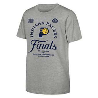 Men's Indiana Pacers 2025 Eastern Conference Champions Locker Room T-Shirt