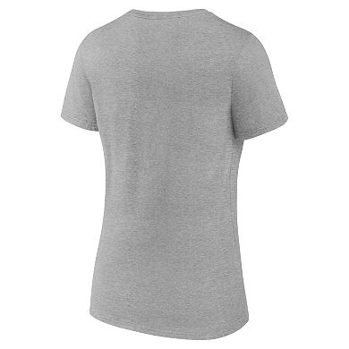 Women's Fanatics Oklahoma City Thunder 2025 Western Conference Champions Locker Room Backcourt Violation V-Neck T-Shirt