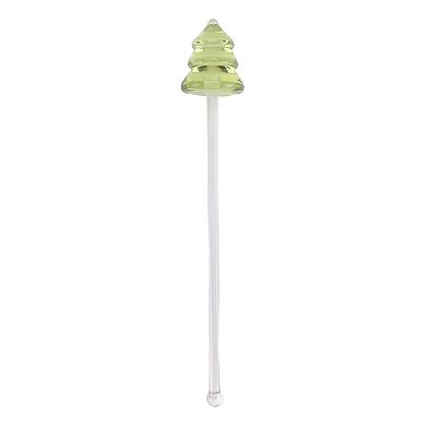 St. Nicholas Square® Tree Shape Acrylic Stir Sticks Set of 4