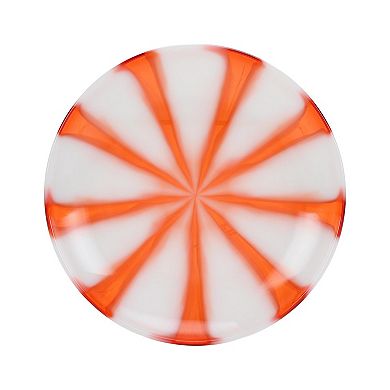 St. Nicholas Square® Peppermint Stripe Salad Plate