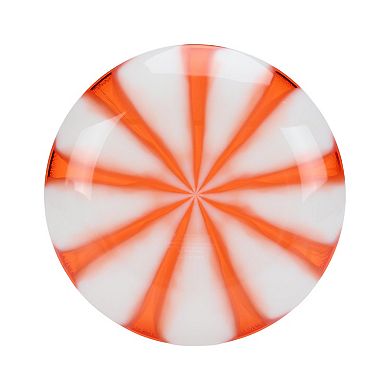 St. Nicholas Square® Peppermint Stripe Salad Plate