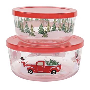 St. Nicholas Square® Set of 2 Stacking Containers