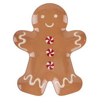 St. Nicholas Square® Gingerbread Figural Kids Plate