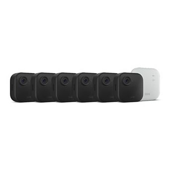 Blink 6 pk Wireless Security Cameras with 400 ft. Range and Sync Module XR
