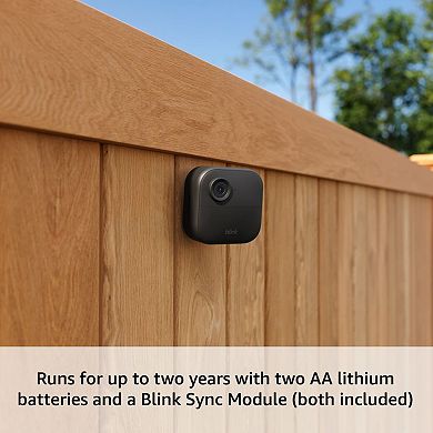Blink Wireless Smart Security Camera 1080p HD with Two-Way Talk and Sync Module Core
