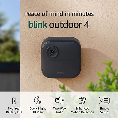Blink Wireless Smart Security Camera 1080p HD with Two-Way Talk and Sync Module Core