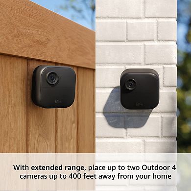 Blink 2-pc. Wireless Security Camera System with 400′ Range and Sync Module XR