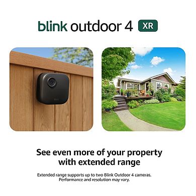 Blink 2-pc. Wireless Security Camera System with 400′ Range and Sync Module XR