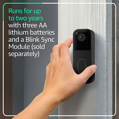 Blink HD Security Camera with Two-Year Battery and Sync Module Core