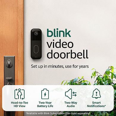 Blink HD Security Camera with Two-Year Battery and Sync Module Core