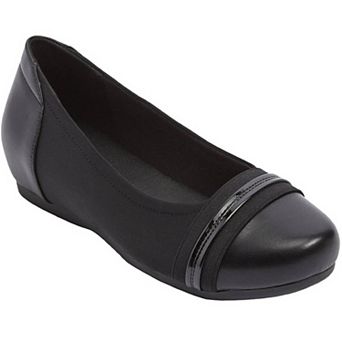 Avenue Women's Wide Width The Marlie Slip On Ballet Flat