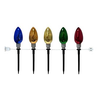 Crosslight 5 pc Oversized Stake Lights Outdoor Decor Set