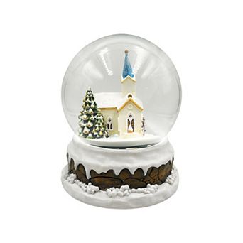 Crosslight Church Snow Globe Table Decor