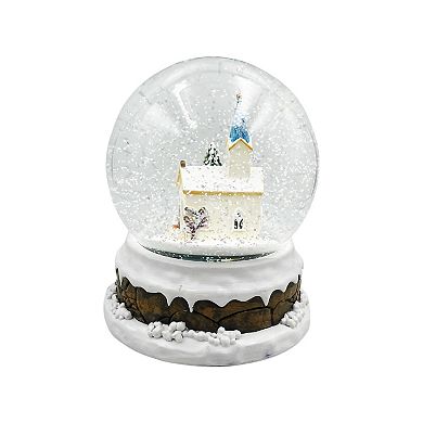 Crosslight Church Snow Globe Table Decor