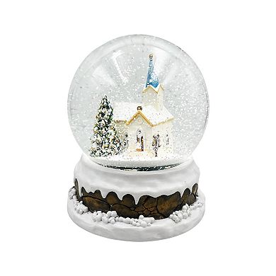 Crosslight Church Snow Globe Table Decor