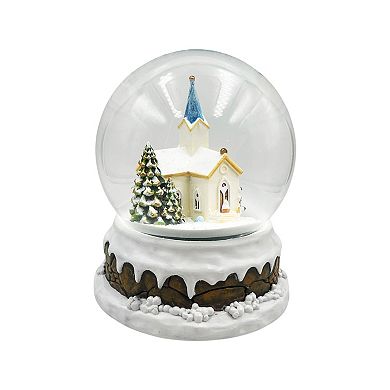 Crosslight Church Snow Globe Table Decor