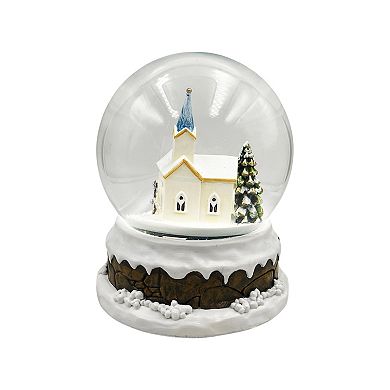 Crosslight Church Snow Globe Table Decor