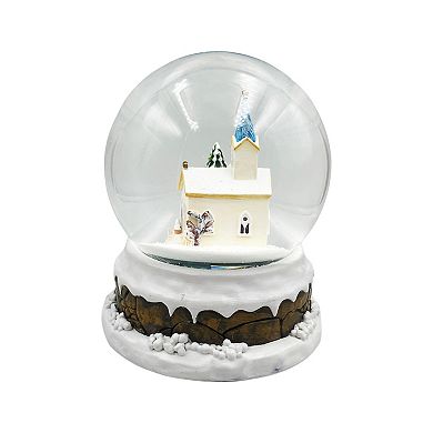 Crosslight Church Snow Globe Table Decor