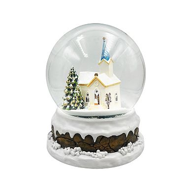 Crosslight Church Snow Globe Table Decor
