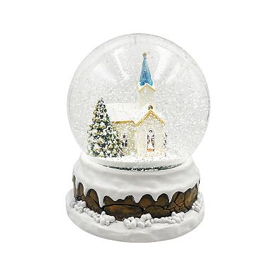 Crosslight Church Snow Globe Table Decor