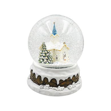 Crosslight Church Snow Globe Table Decor